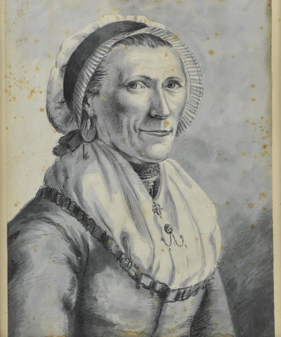 Bildnis der Katharina Elisabeth Schär-Koller (geb. 1749) aus Oberbüren