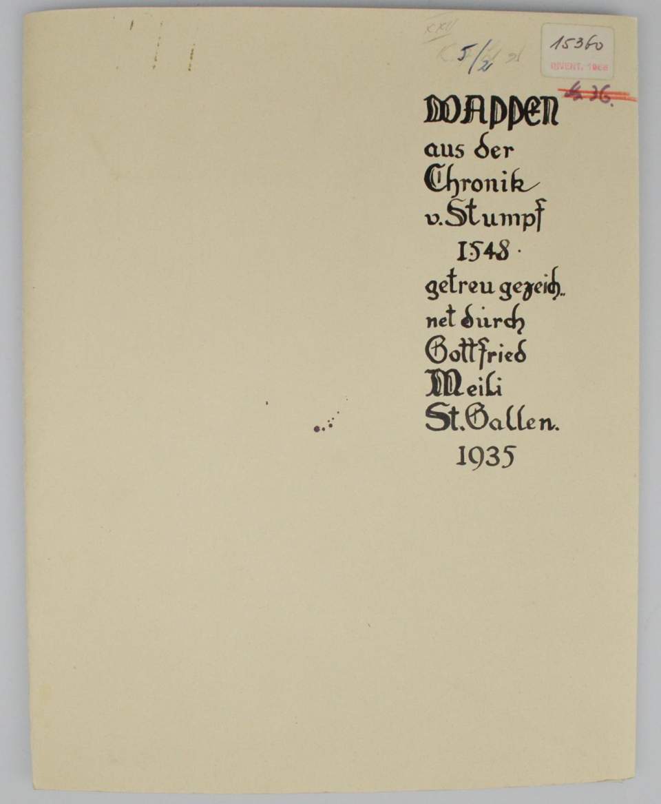 Wappen aus der Chronik von Stumpf