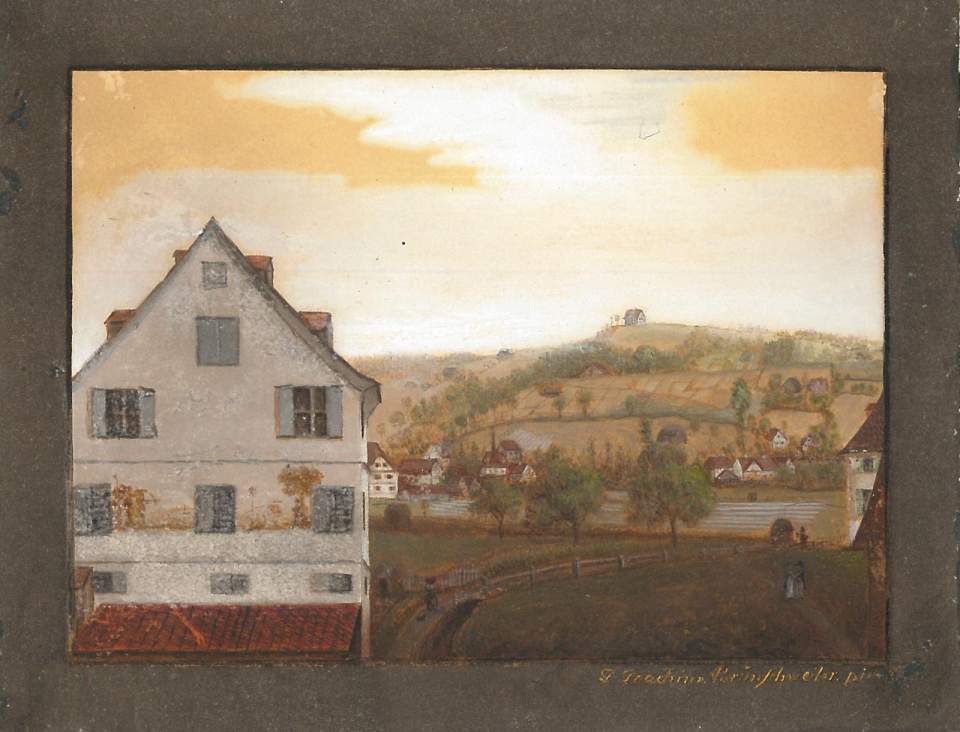 Ansicht Hölderlin Haus Hauptwil Thurgau