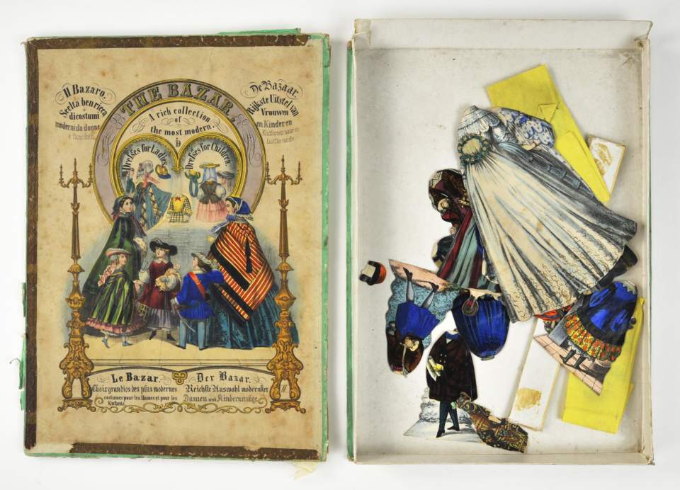 Anziehpuppen "Le Bazar", Papierfiguren