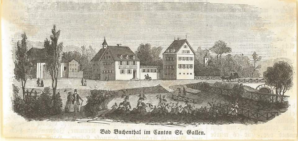 Ansicht Fürstenland Oberbüren, Bad Buchenthal