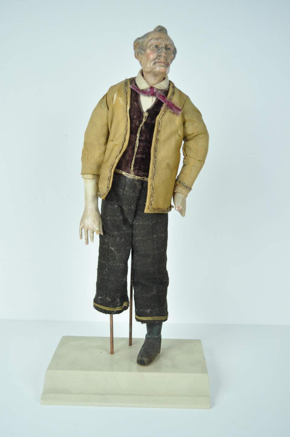 einbeiniger Bettler, Krippenfigur