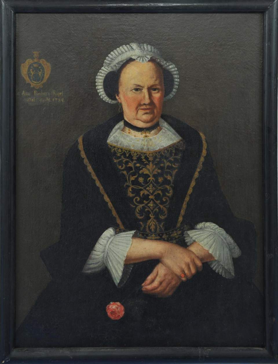 Porträt Anna Barbara Riget, Bildnis