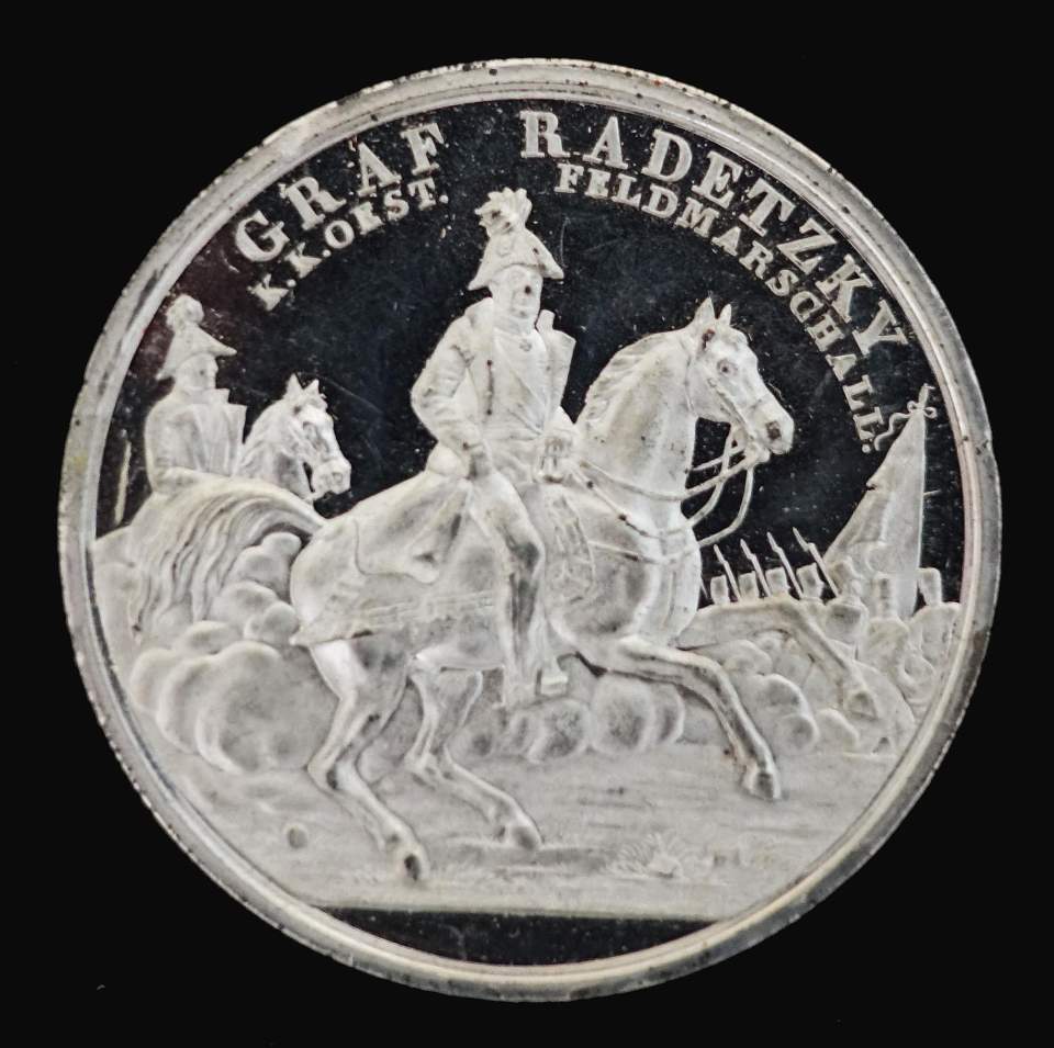 Medaille Feldmarschall Graf Radetzky Oesterreich