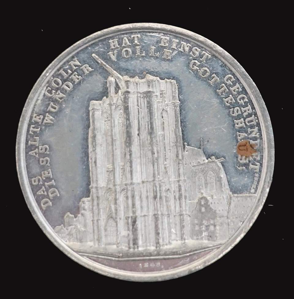 Medaille Vollendung d. Kölner Domes
