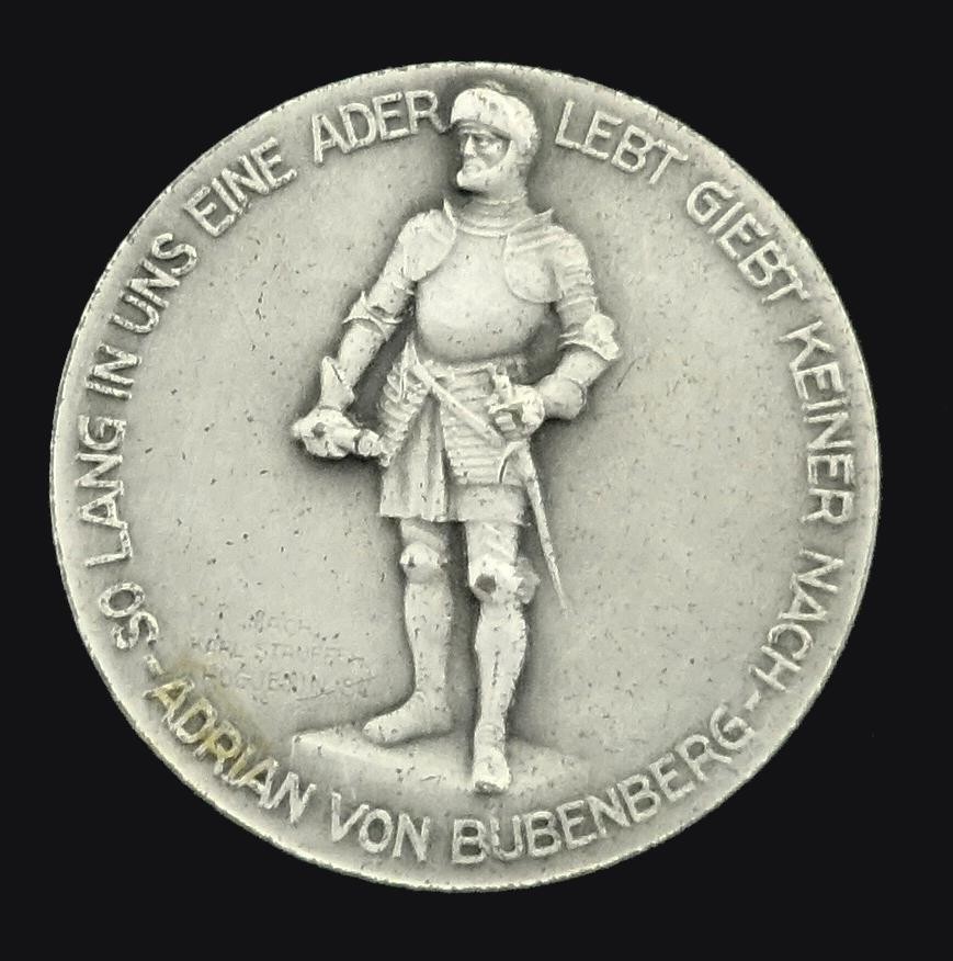 Medaille Numismatische Gesellschaft, Adrian v. Bubenberg, Bern