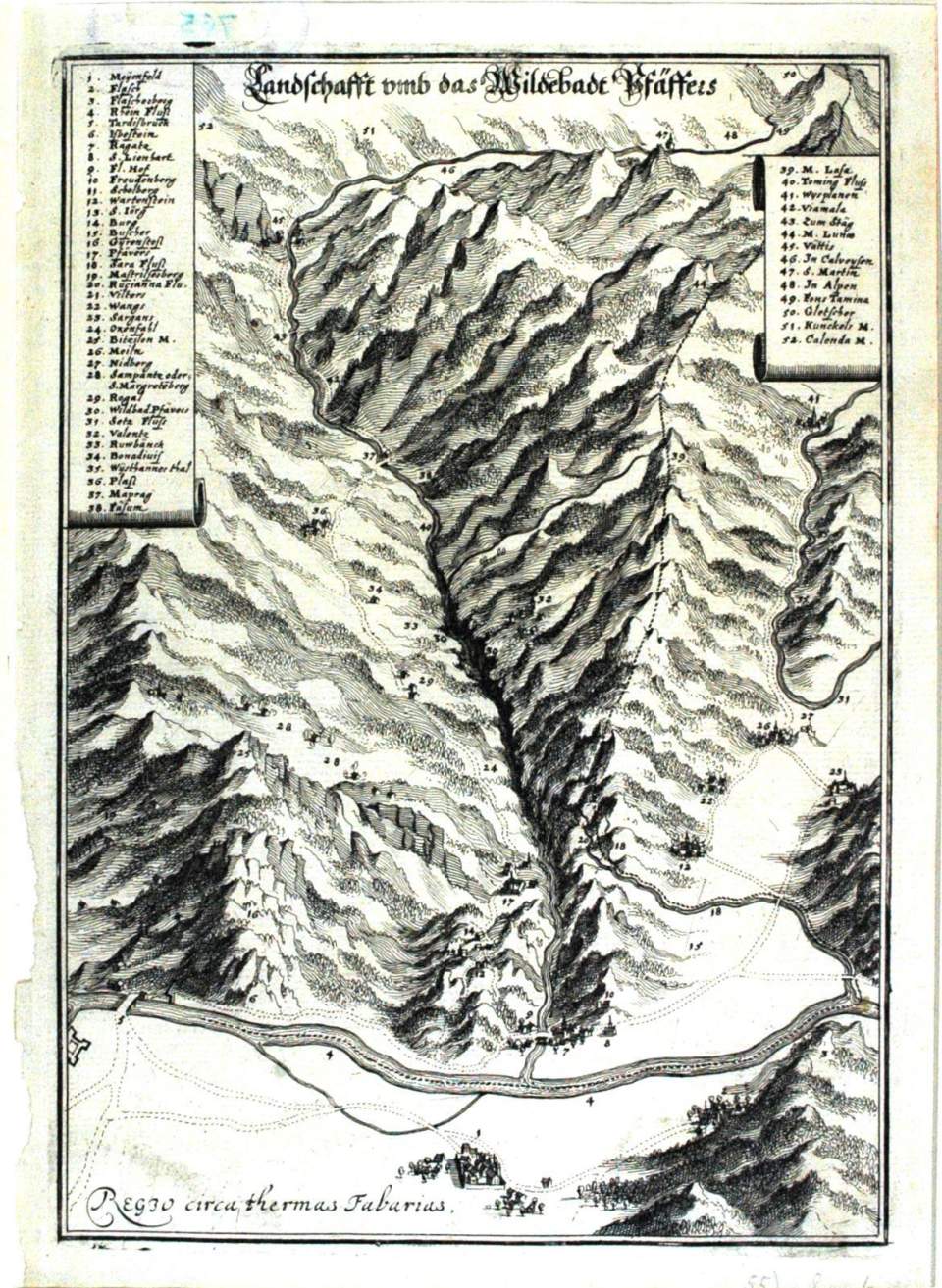 Ansicht, Taminaschlucht, Bad Pfäfers