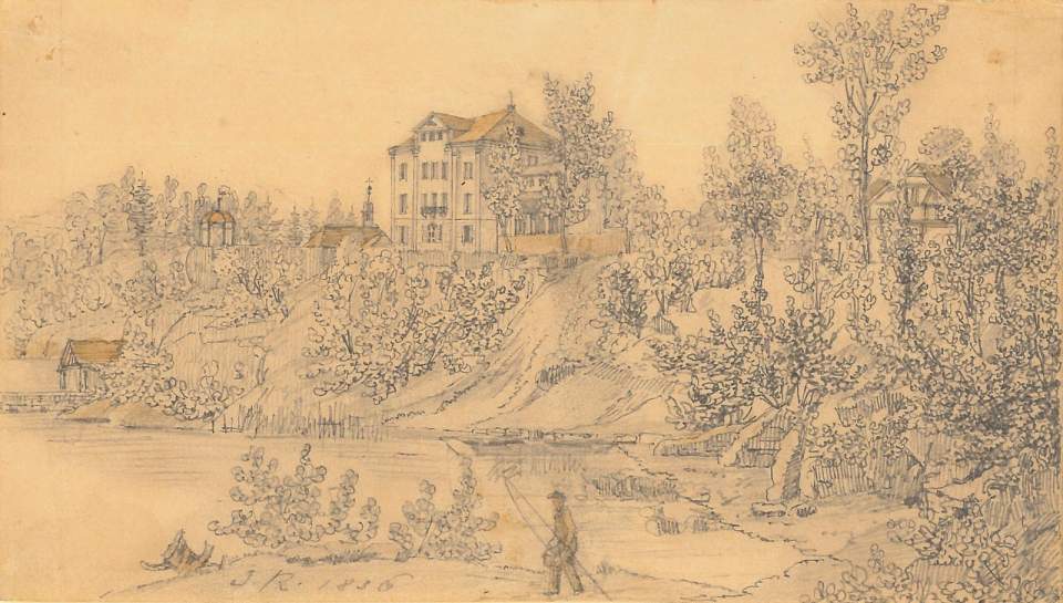Häuser oberhalb Drei Weihern, St. Gallen (?)