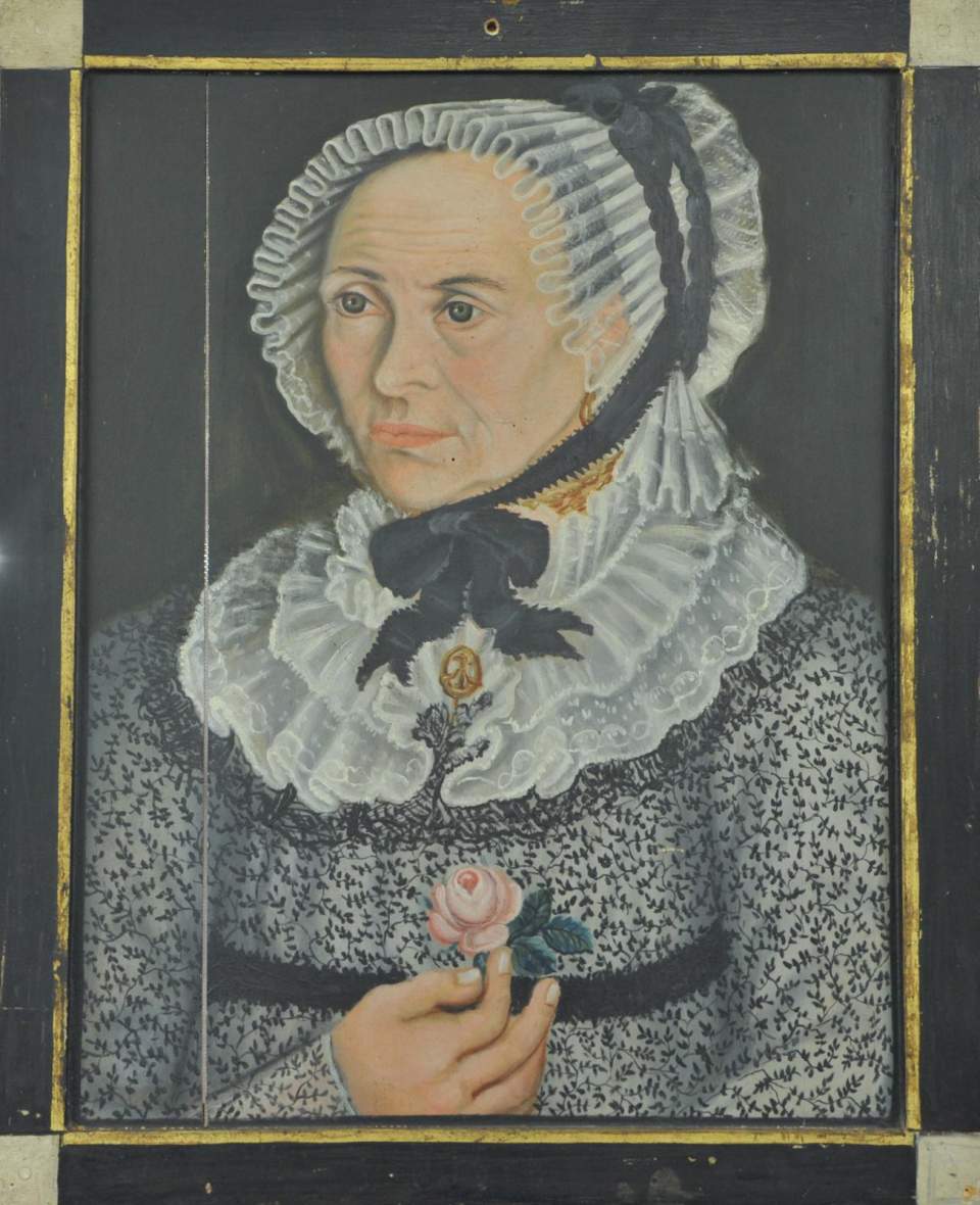 Porträt Frau Schobinger, Bildnis