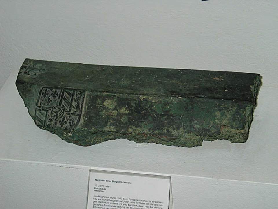 Fragment einer Burgunderkanone
