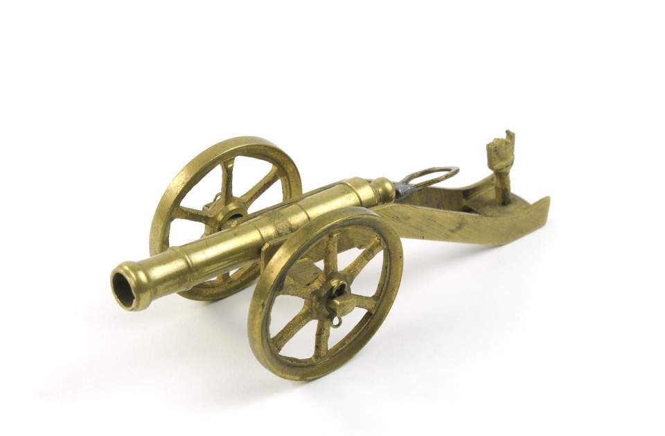 Spielzeug-Messingkanone, Messingkanone, Kanone