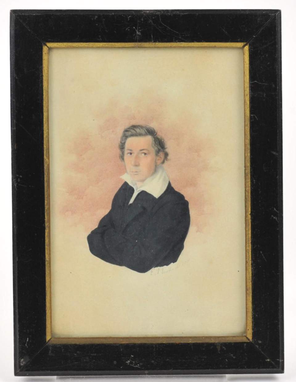 Bildnis des Walter Huber, 1808-1885 als Student