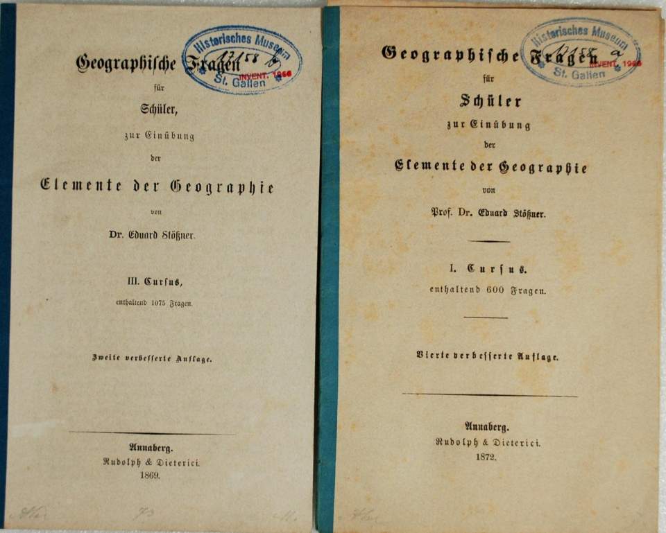 Alte Lehrmittel, 1872 - 1869