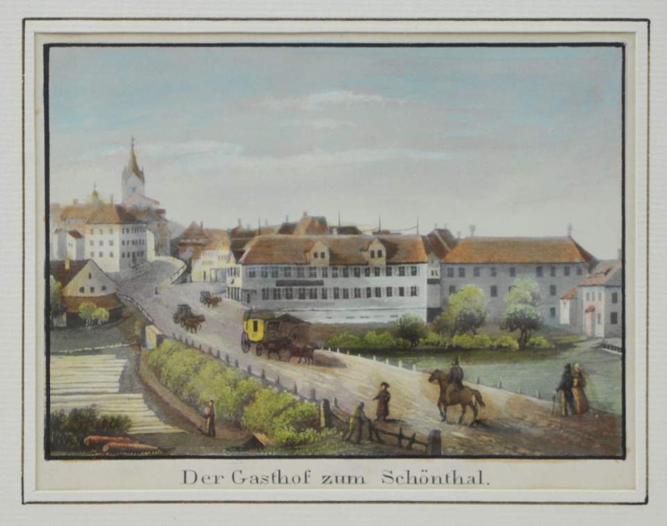 Ansicht Gasthof zum Schönthal, Wil