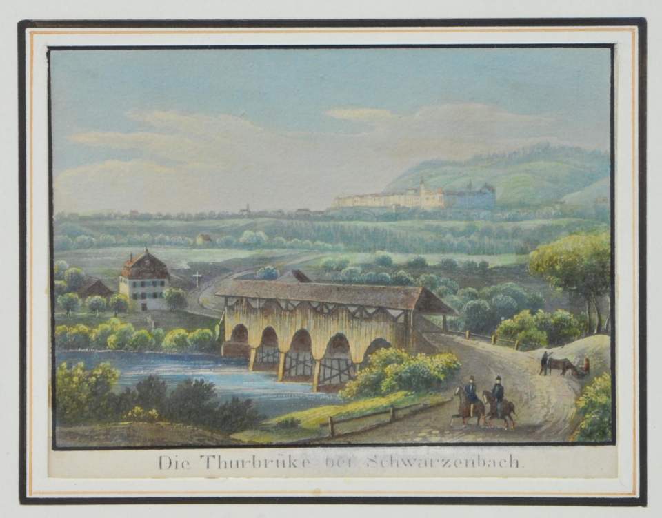 Ansicht Thurbrücke bei Schwarzenbach