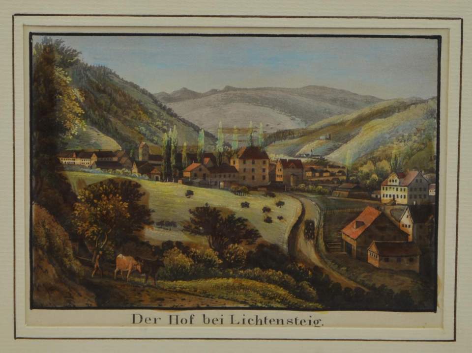 Ansicht Hof bei Lichtensteig
