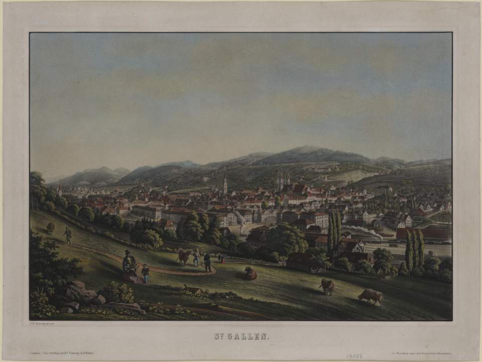 St.Gallen von Nordwesten