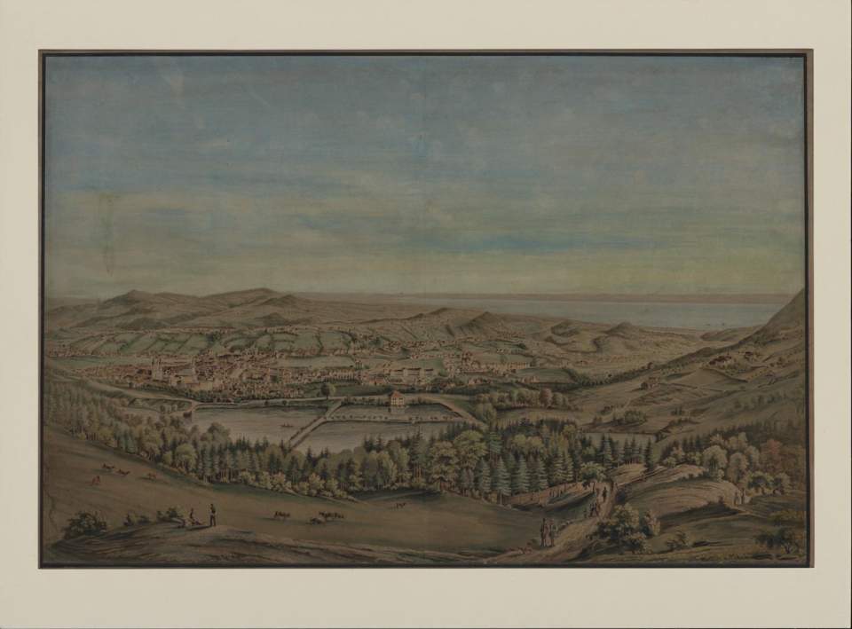 Vorlage für Panorama St.Gallen vom Freudenberg