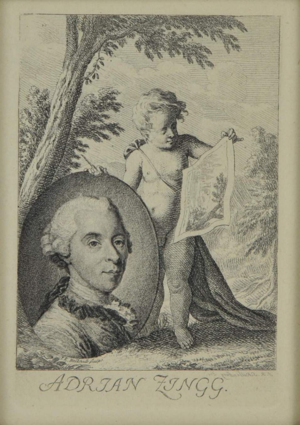 Selbstbildnis Adrian Zingg