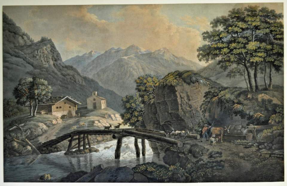 Die Rheinbrücke im Medelsertal