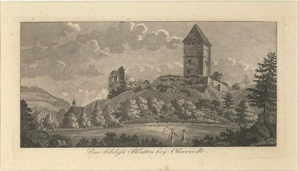 Ansicht Schloss Blatten, Oberriet