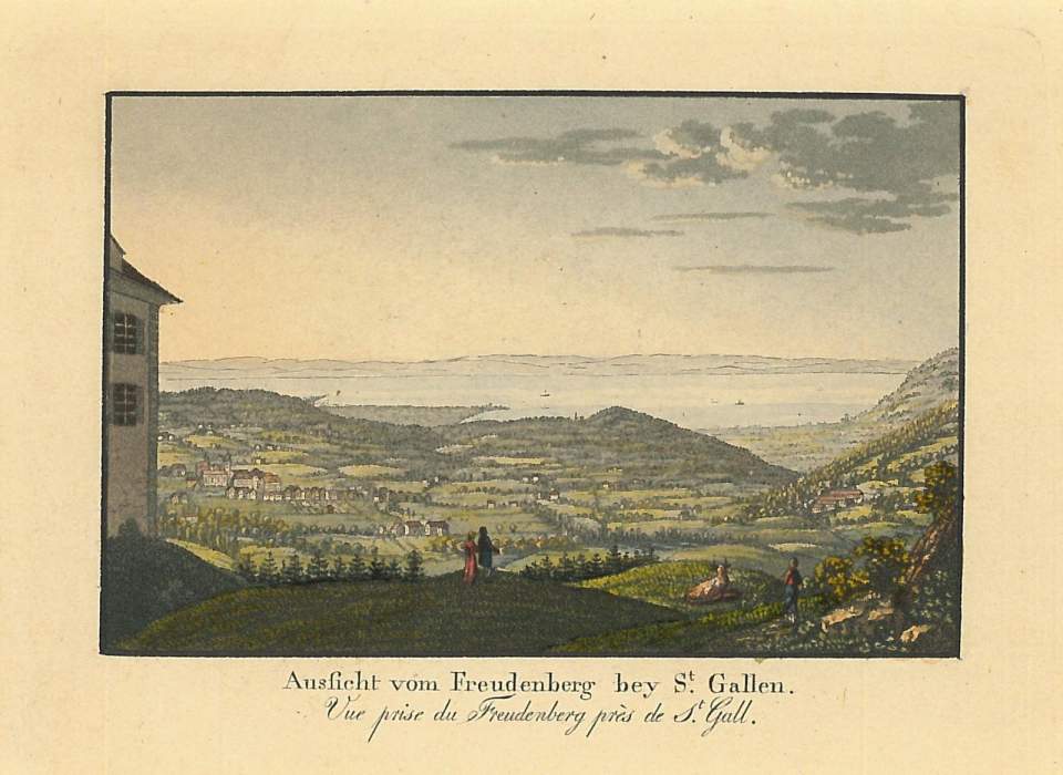 Aussicht St.Gallen vom Freudenberg