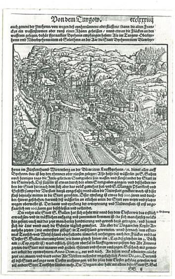 St.Gallen von Westen, Vogtherrplan