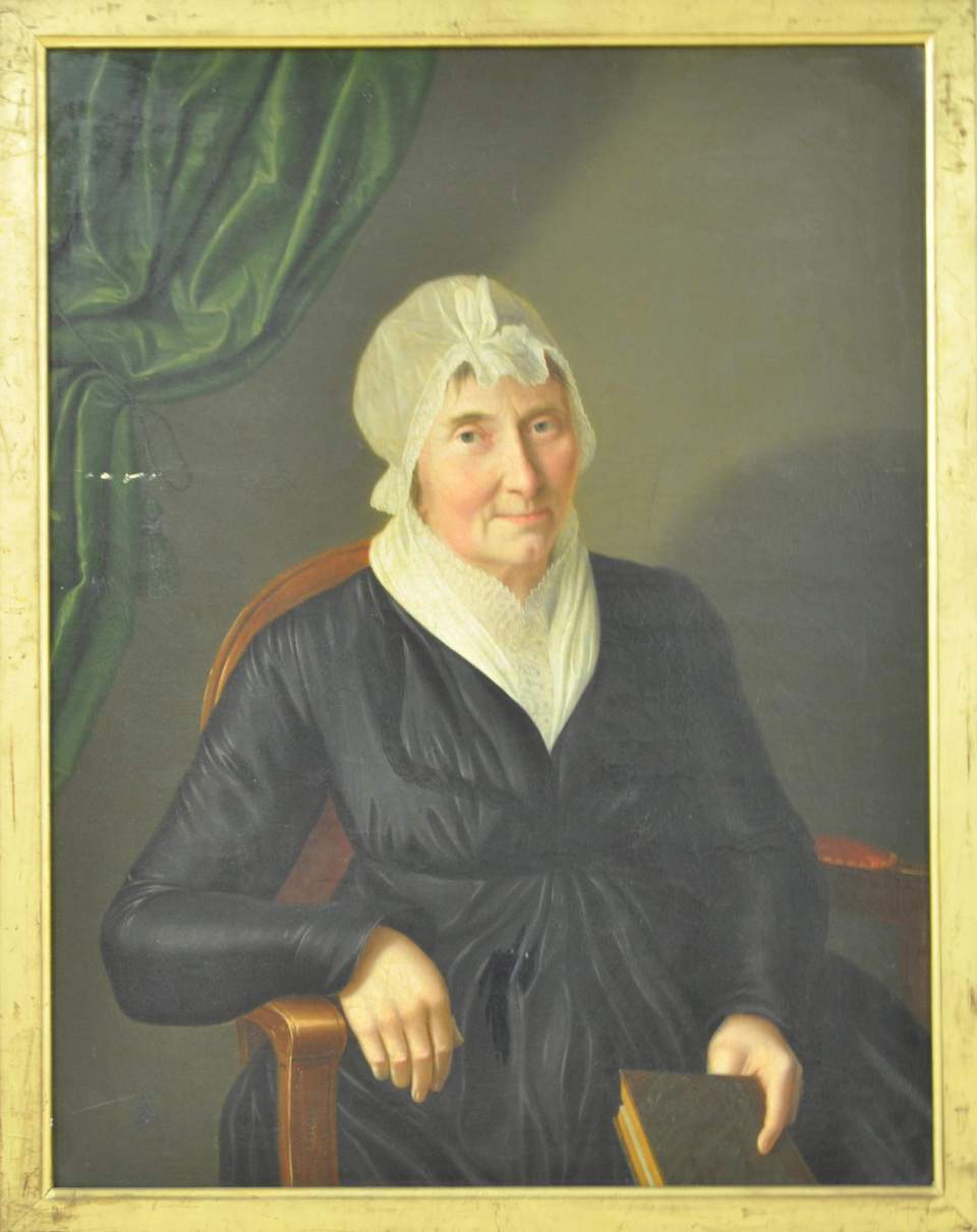 Ölgemälde Bildnis einer unbekannten, älteren Frau