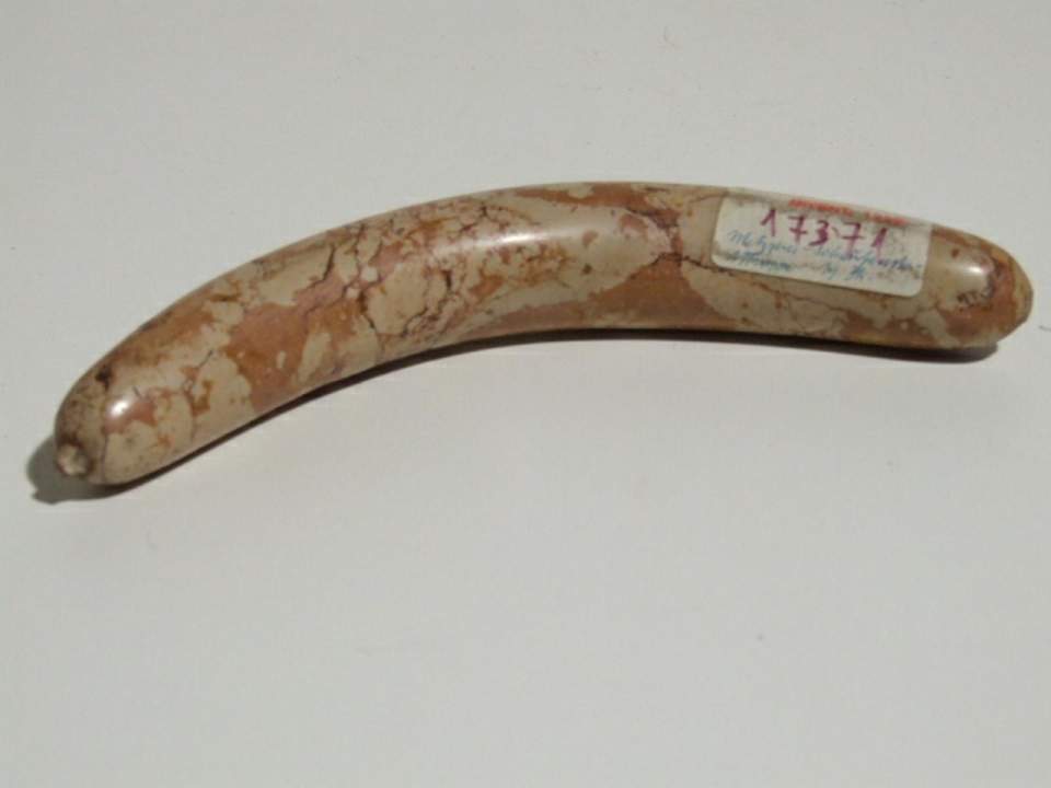 Wurst Schaufensterattrappe eines Metzgers