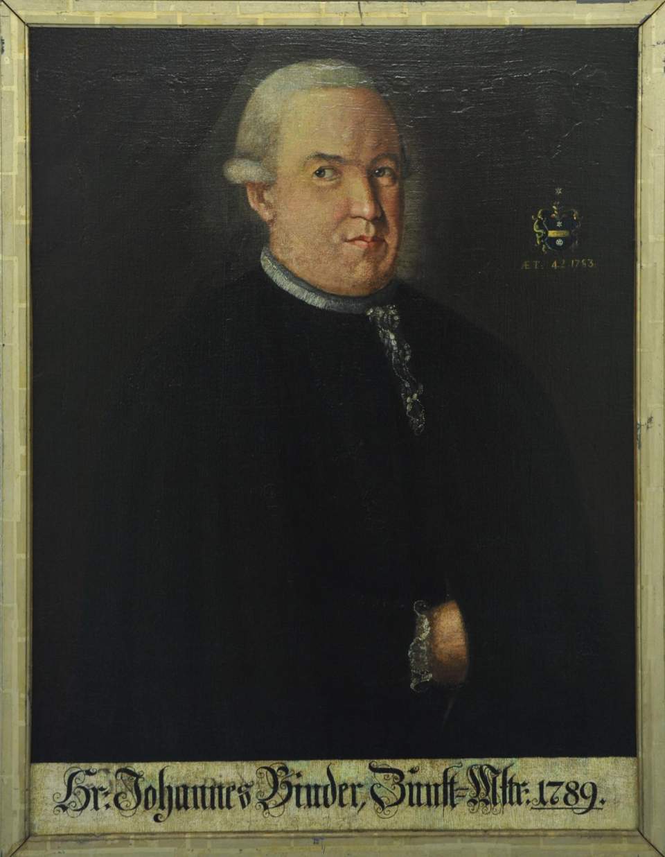 Porträt Johannes Binder, (geb. 1741), Zunftmeister, Bildnis