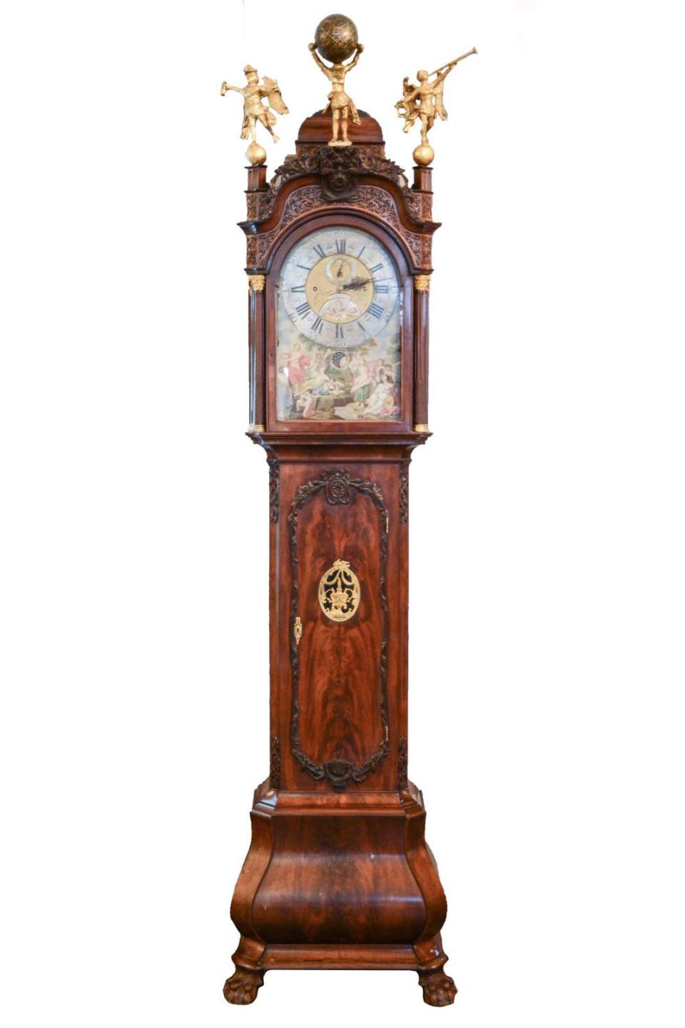 Holländische Bodenstanduhr mit Glockenspiel