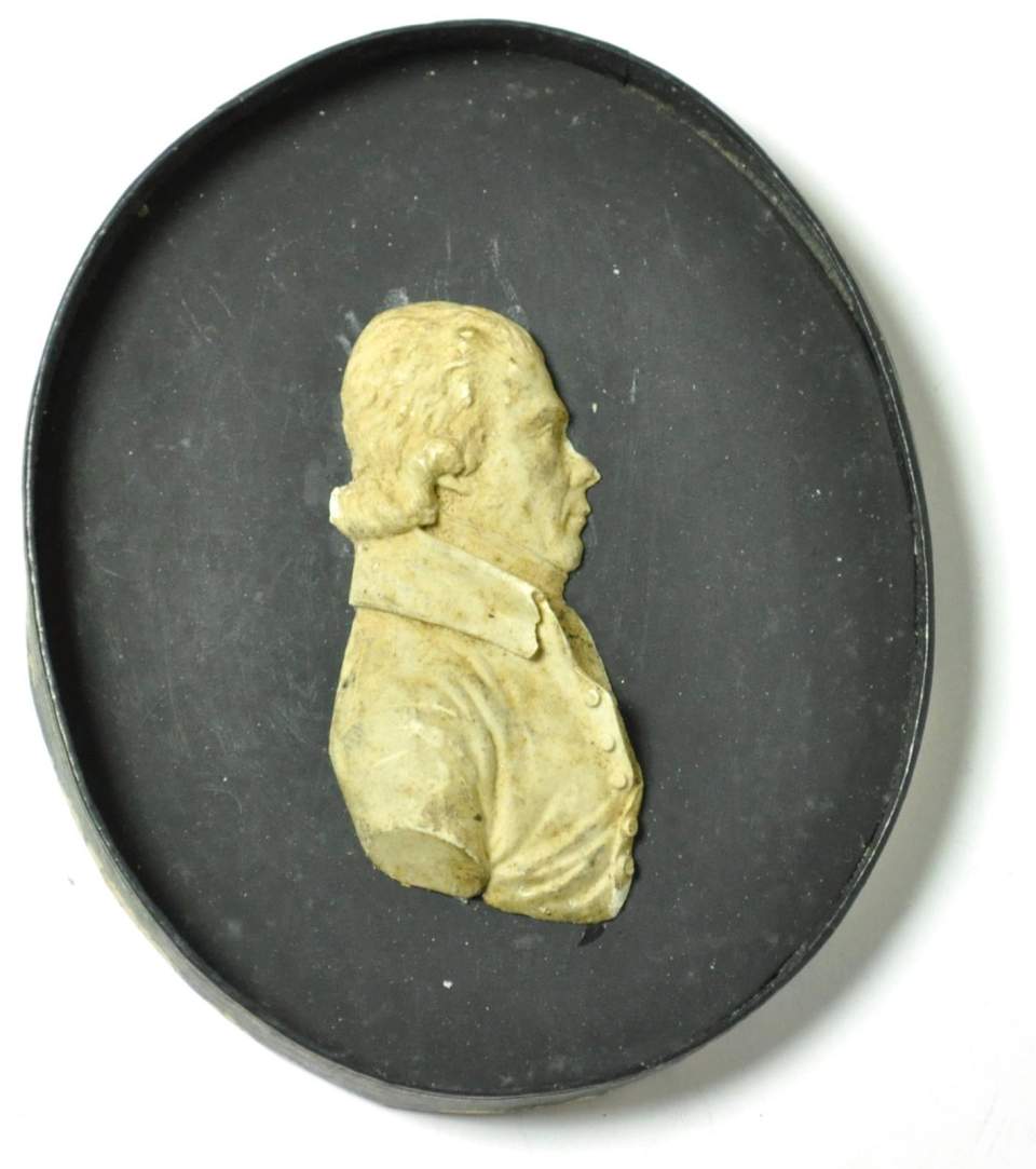 Gipsportrait unbekannt um 1800