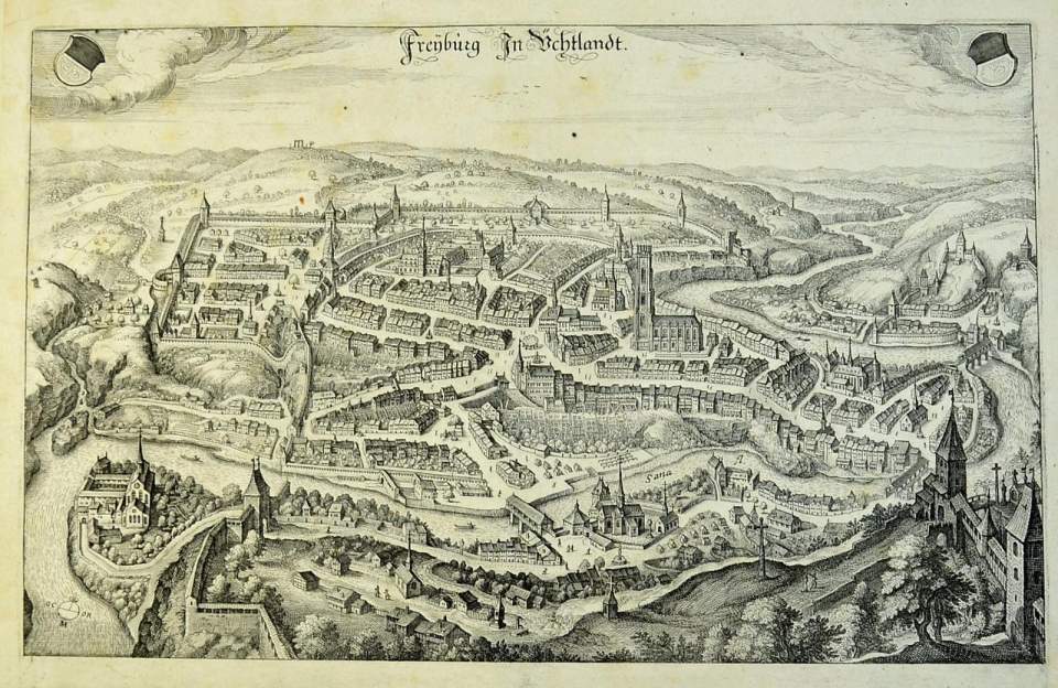 Ansicht Freiburg im Üchtland