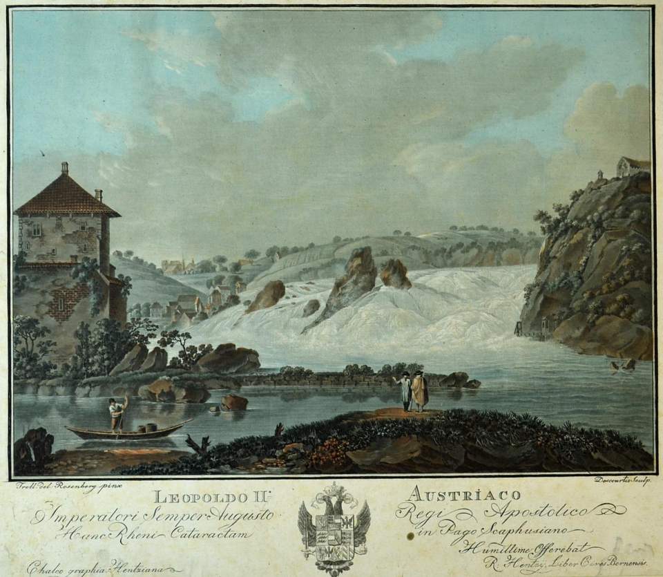 Ansicht Rheinfall bei Schaffhausen