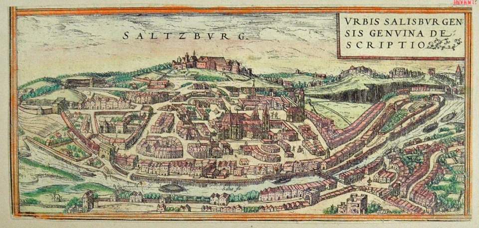 Ansicht von Salzburg