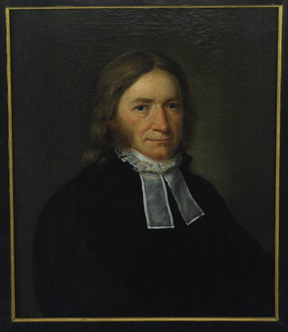 Ölbild, Bildnis, Gemälde, Peter Scheitlin als Pfarrer